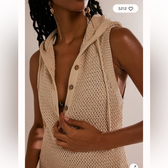 FREE PEOPLE Ainsley Sweater Mini NWT - Picture 3 of 13